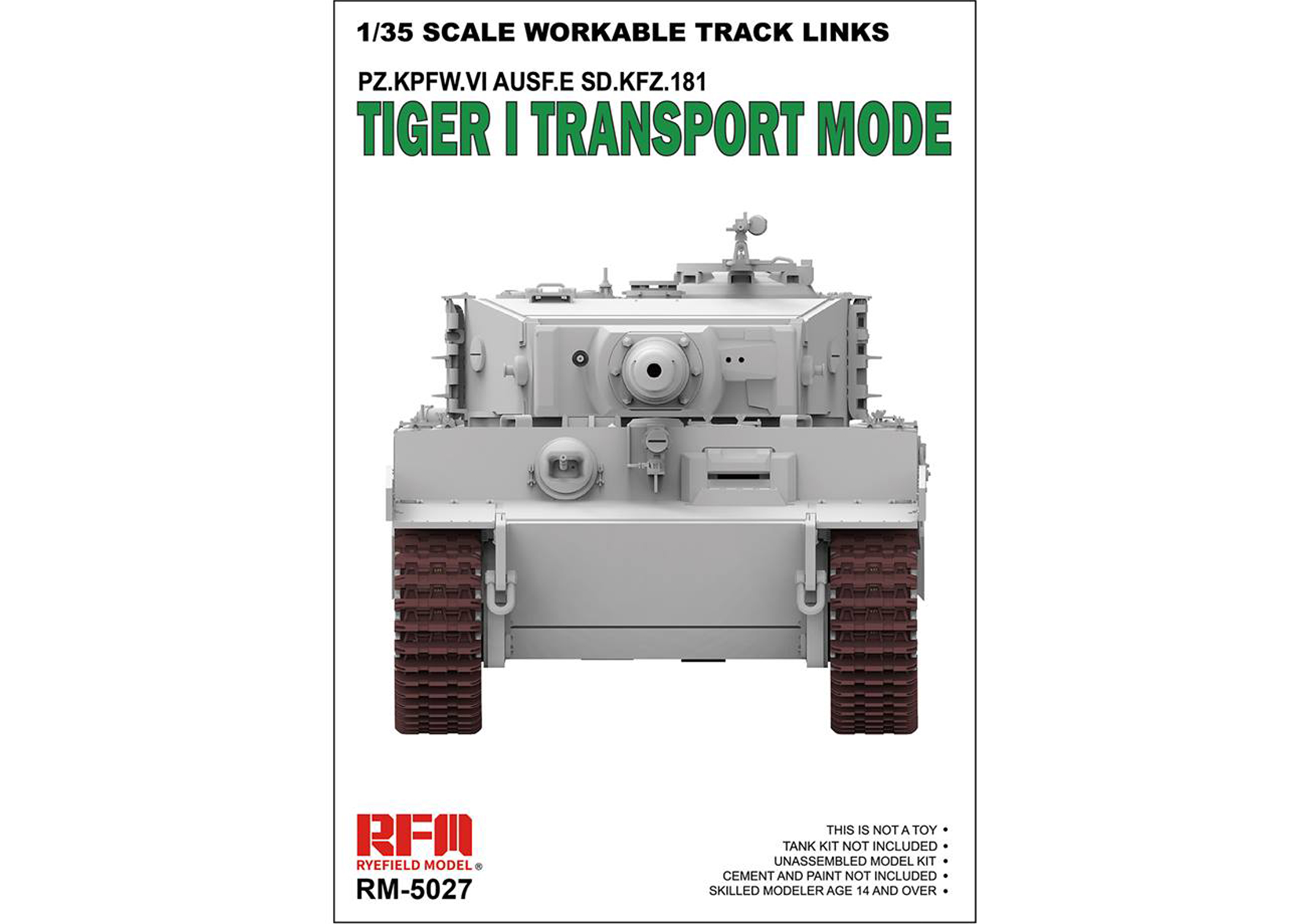 RM-5027 TIGER I TRANSPORT MODE WORKABLE TRACK LINKS