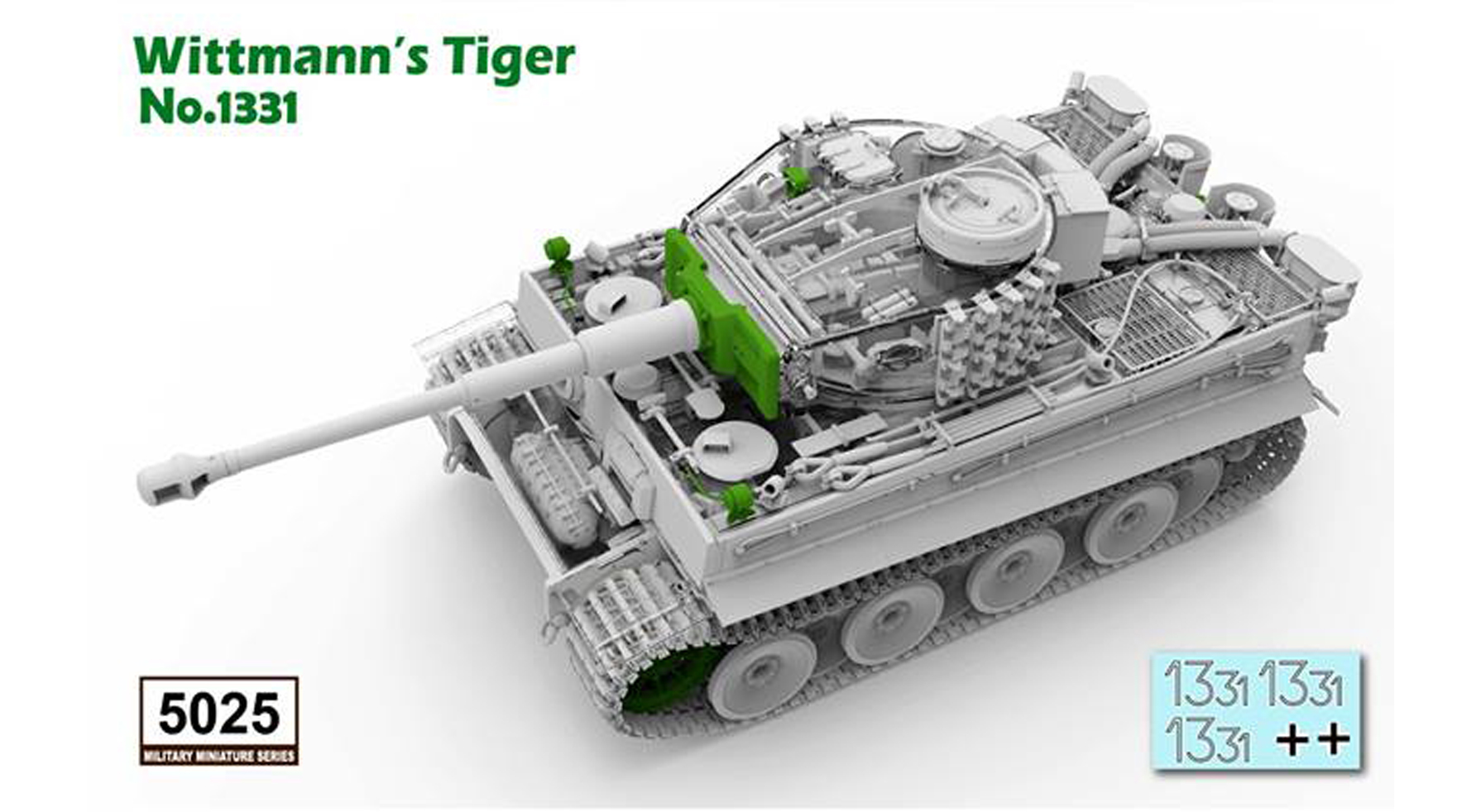 RYEFIELD MODEL RFM RM-5025 1/35 Tiger I Early Production W/ Full Interior 