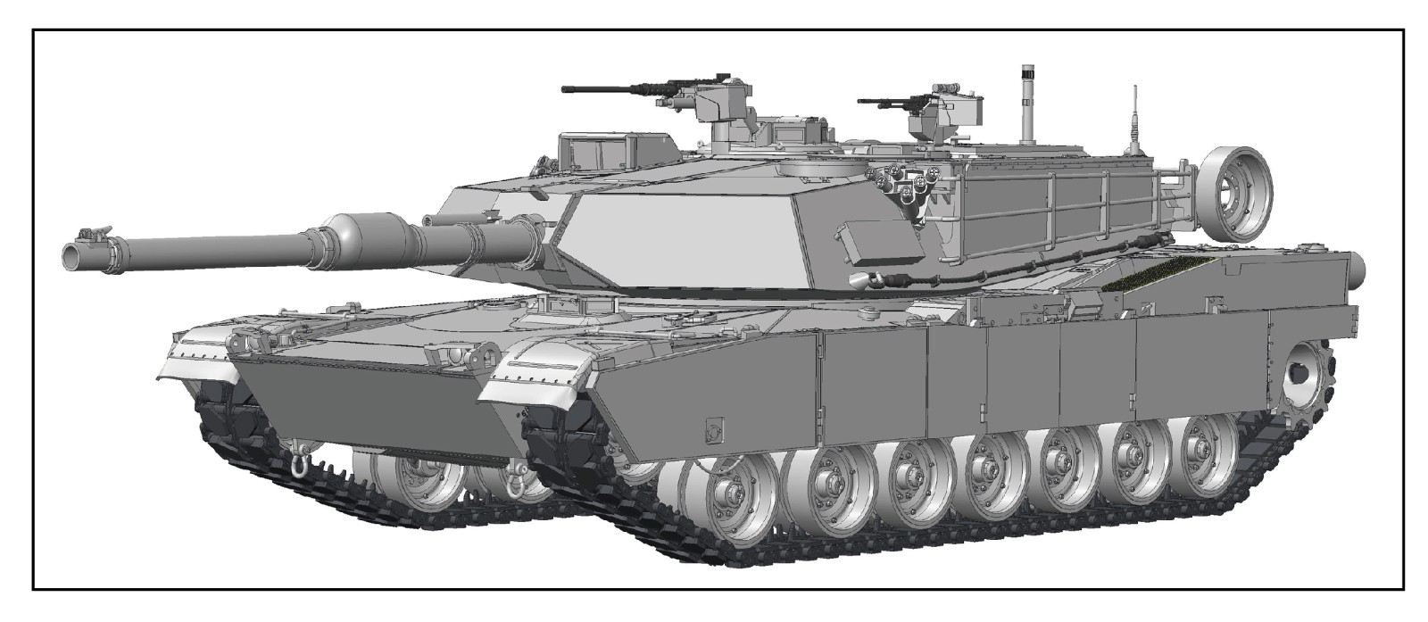 Ryefield Model RM-5006 1:35 M1A1 Abrams MBT 1991