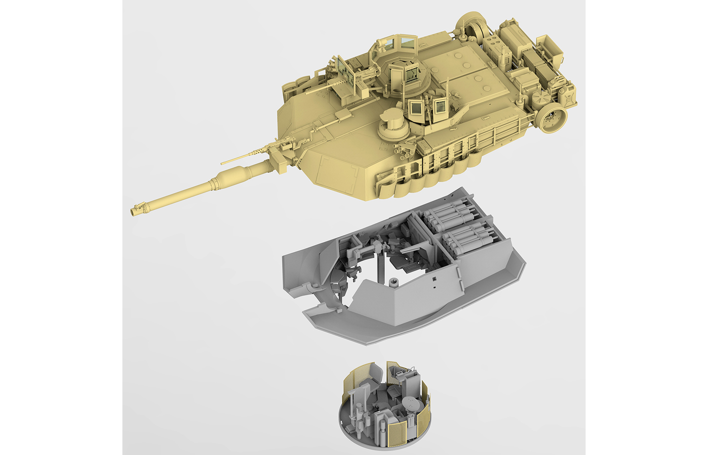 RM-5026 M1A2 SEP ABRAMS TUSK I/TUSK II 2 IN 1-MODERN