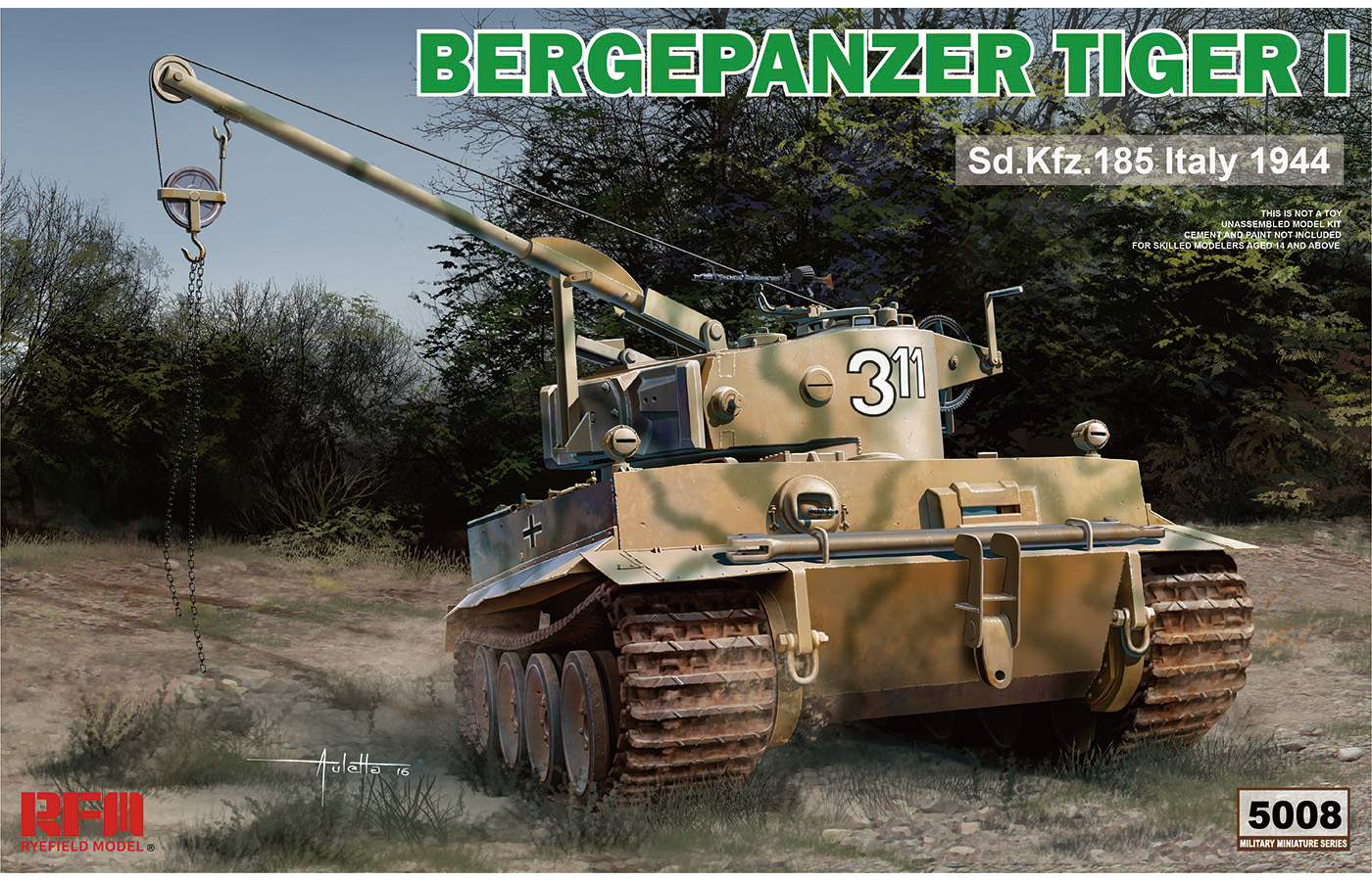 RM-5008 BERGEPANZER TIGER I