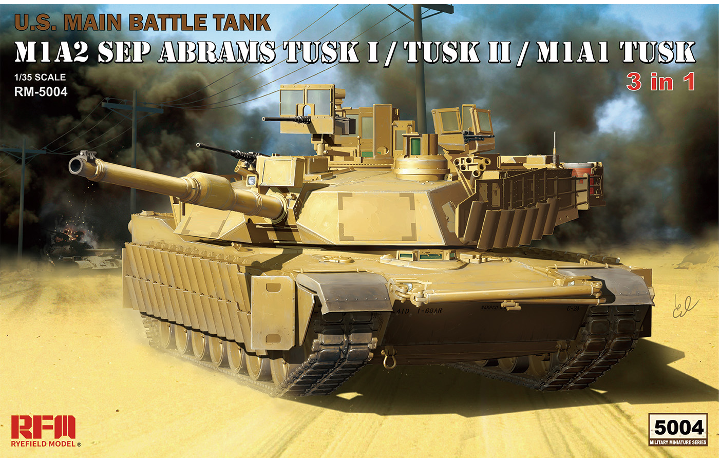 RM-5004 M1A1 TUSK I / M1A2 TUSKI/ TUSKII 3 in 1