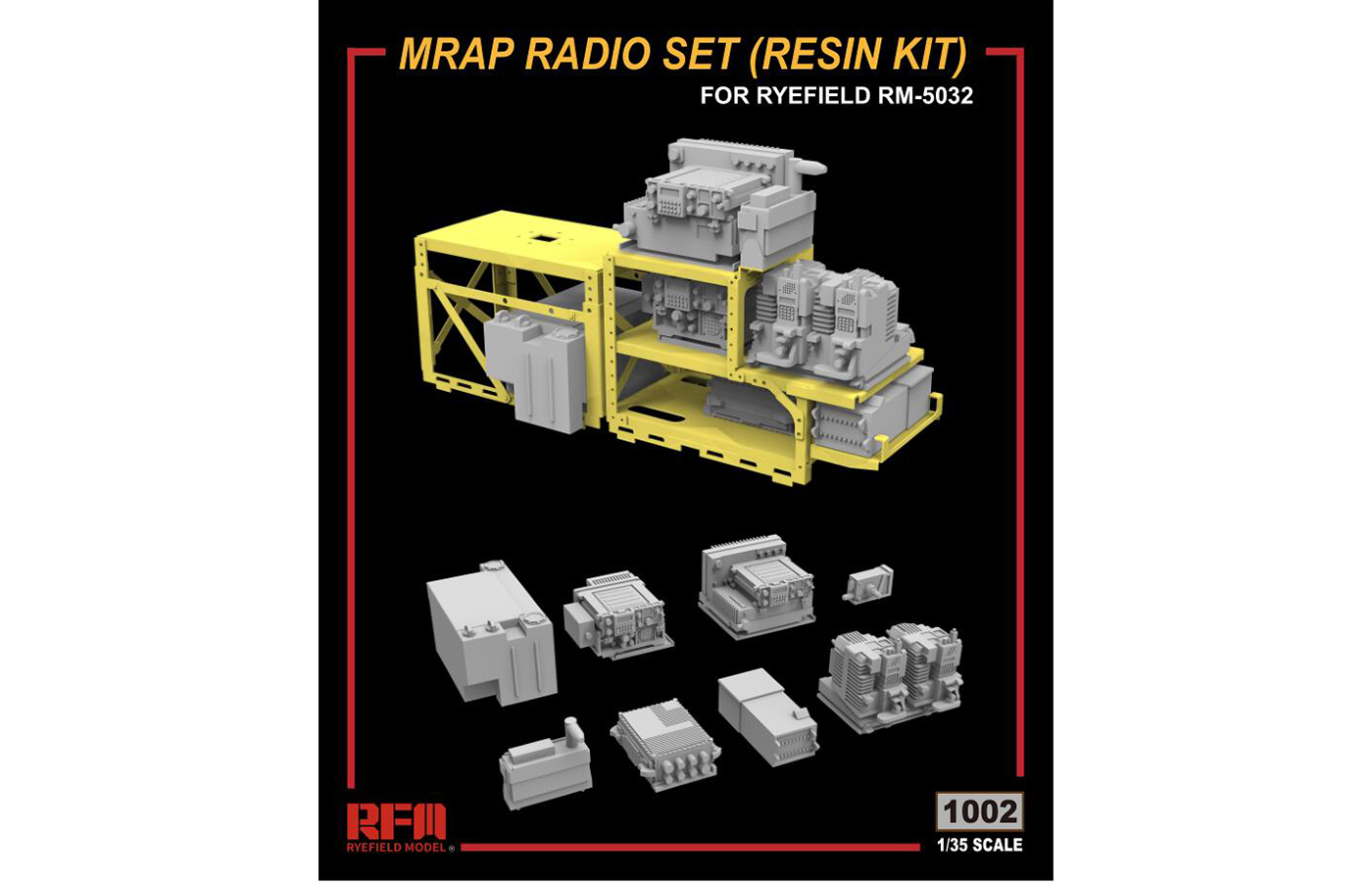 RM-1002 MRAP RADIO SET(RESIN KIT)