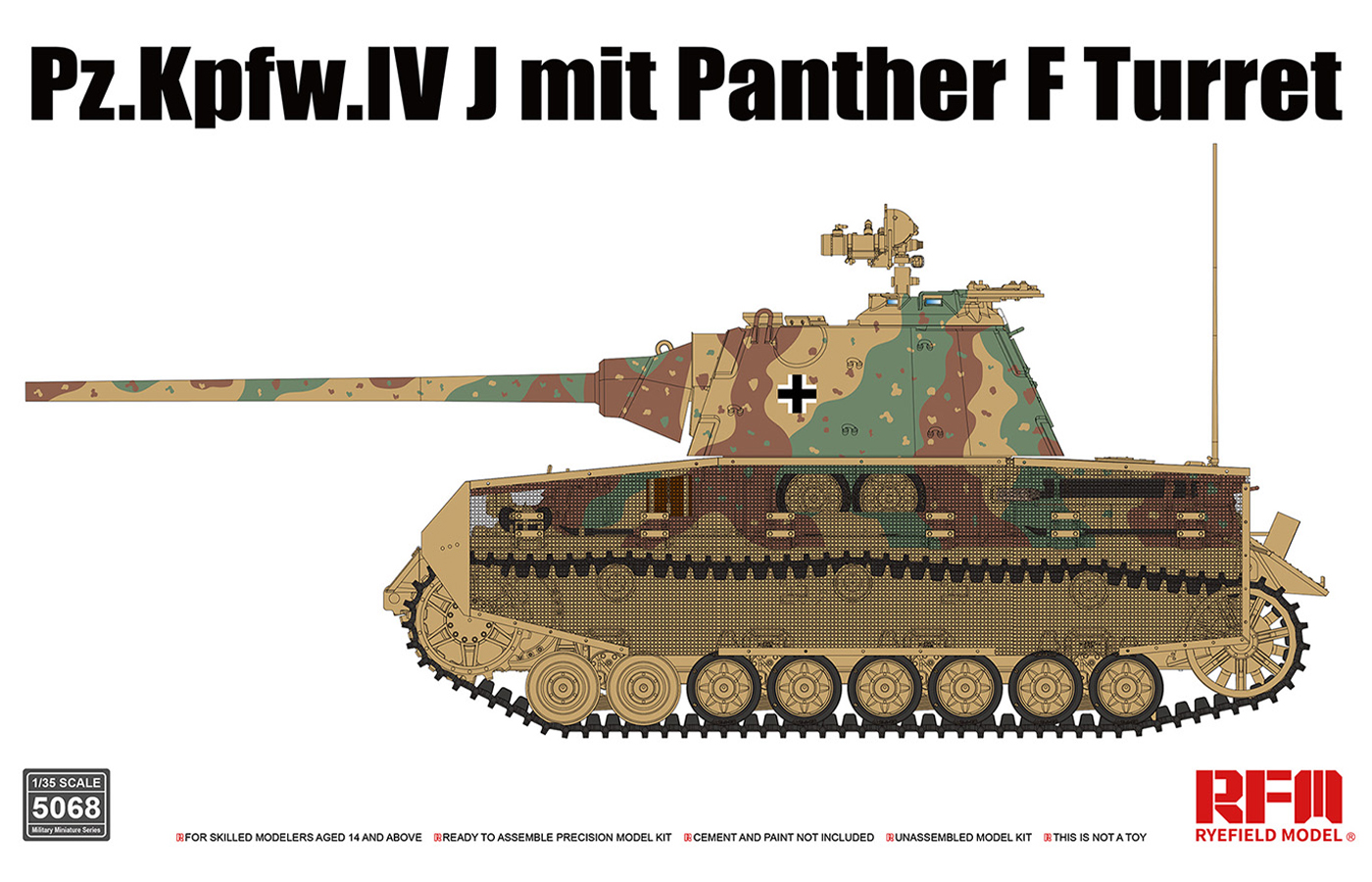 RM-5068  Pz.Kpfw.IV J mit Panther F Turret