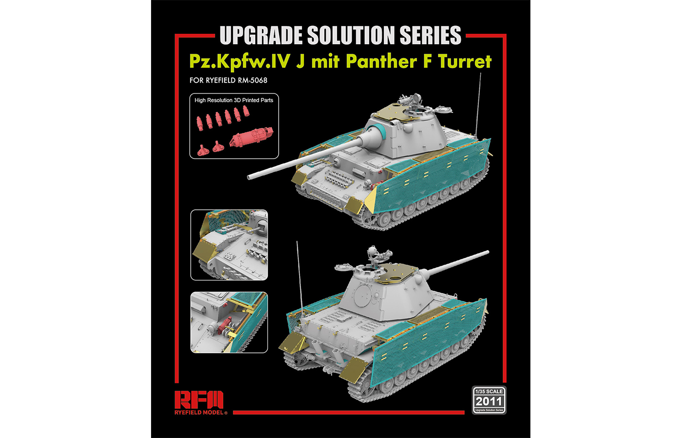 RM-2011  Pz.Kpfw.IV J mit Panther F Turret UPGRADE SOLUTION SERIES