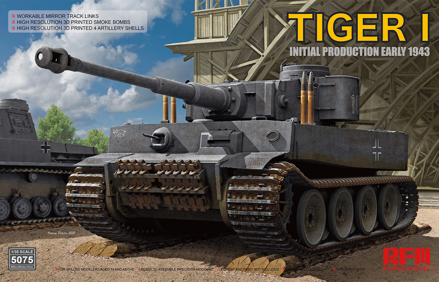 RM-5075 TIGER 1 INITIAL PRODUCTION EARLY 1943