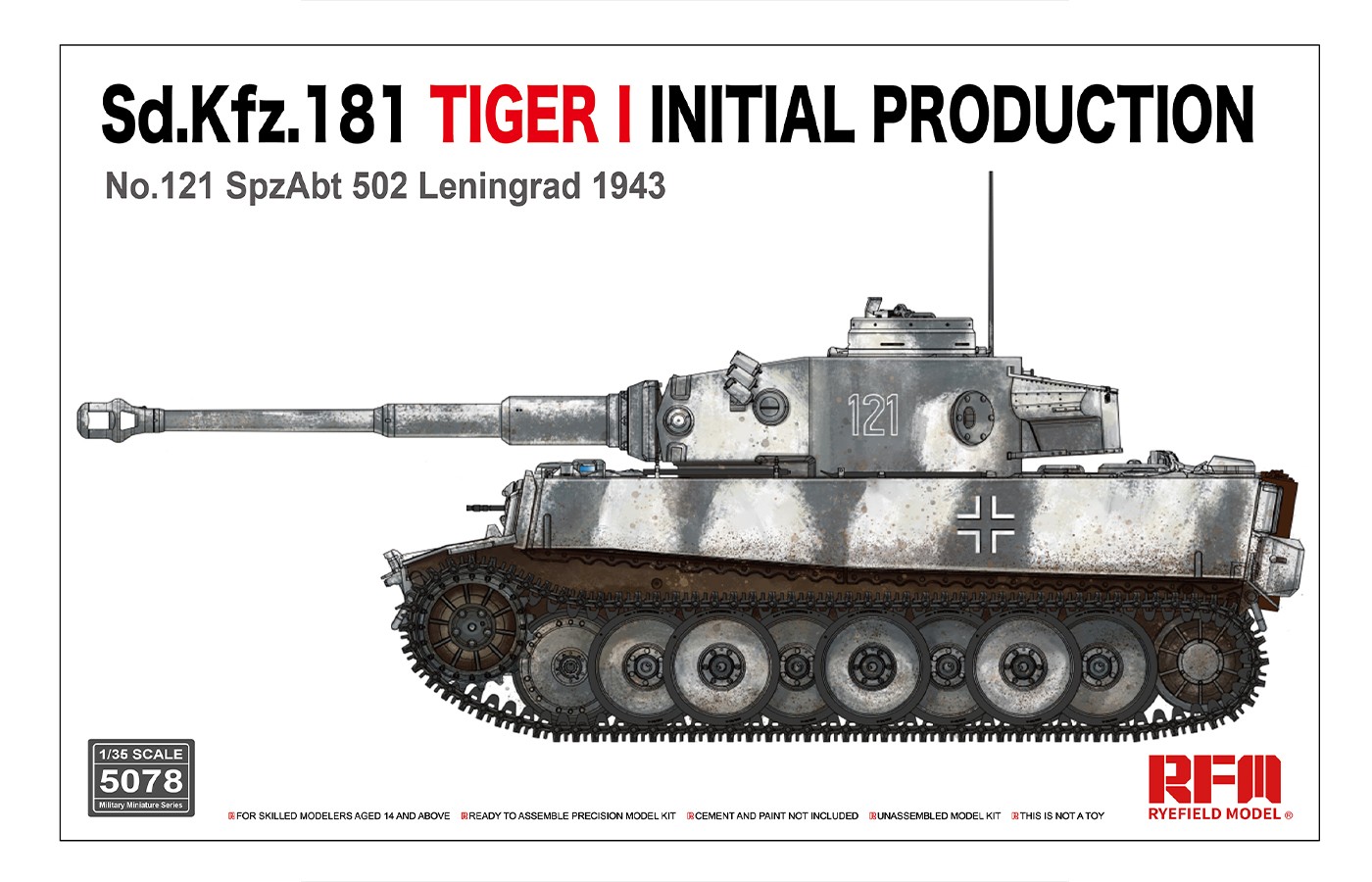 RM-5078 Sd.Kfz.181 Tiger I INITIAL PRODUCTION