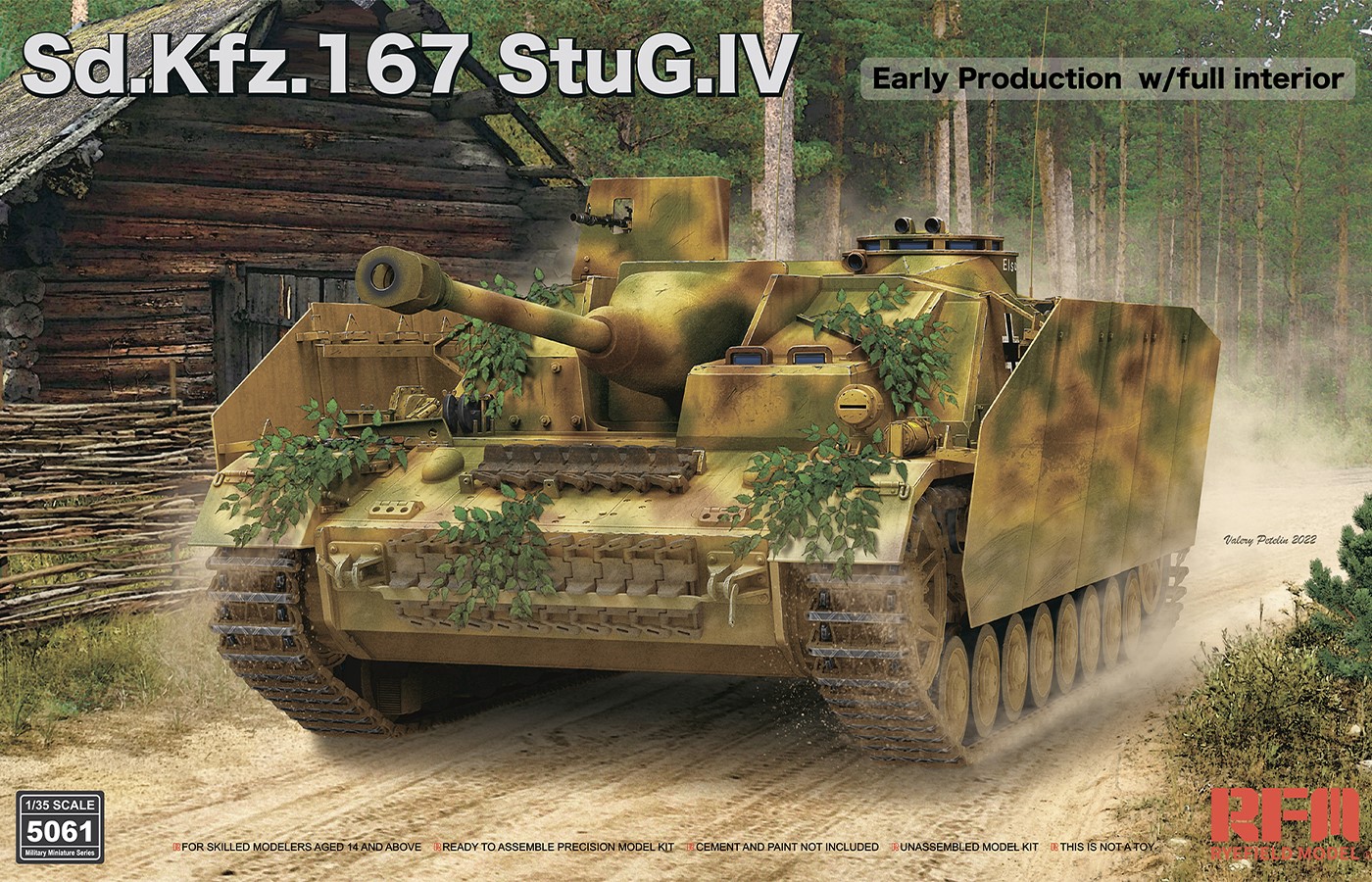 RM-5061  Sd.Kfz.167 StuG.IV Early Production w/full interior & workable track links