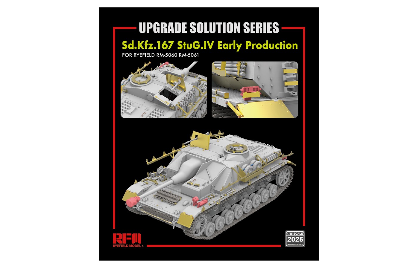 RM-2025 1/35 Upgrade set for 5060&5061 StuG.IV Early Production