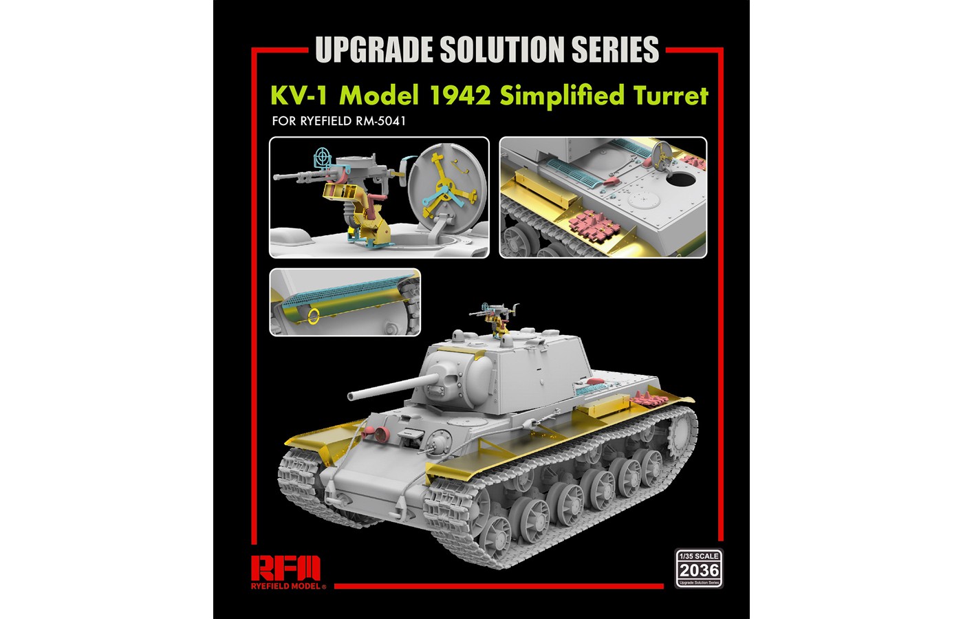 RM-2036 KV-1 Model 1942 Simplified Turret  UPGRADE SOLUTION SERIES