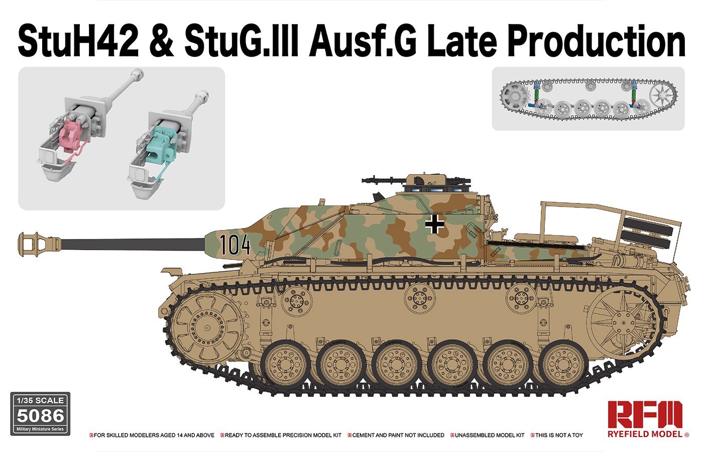 RM-5086 StuH42 & StuG.III Ausf.G Late  Production