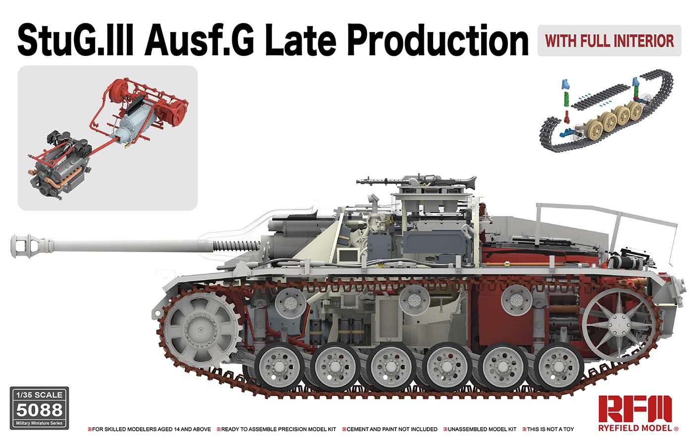 RM-5088 StuH42 & StuG.III Ausf.G Late  Production (FULL INTERIOR)