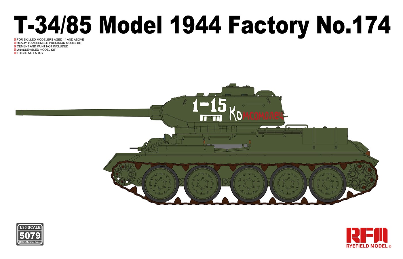 RM-5079 T-34/85 Model 1944 Factory No.174