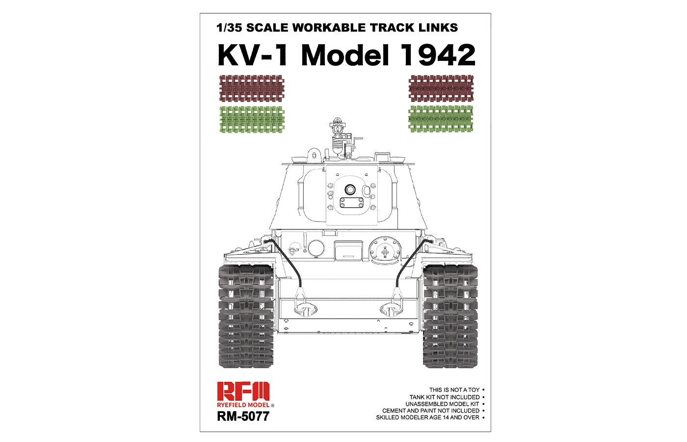 RM-5077 KV-1 WORKABLE TRACK LINKS