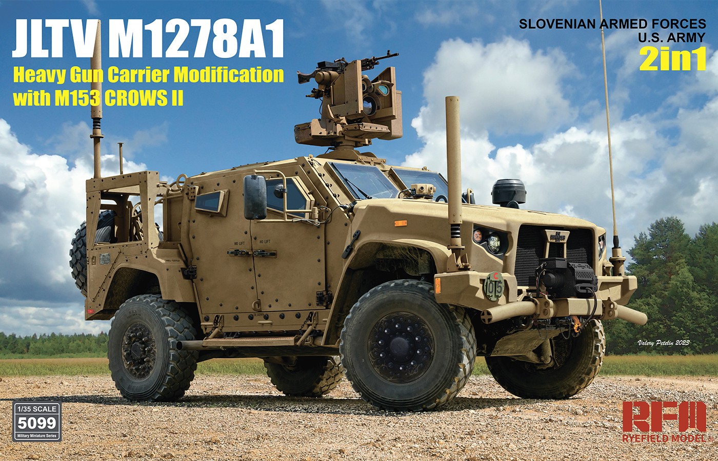RM-5099 JLTV M1278A1Heavy Gun Carrier Modificationwith M153 CROWS II