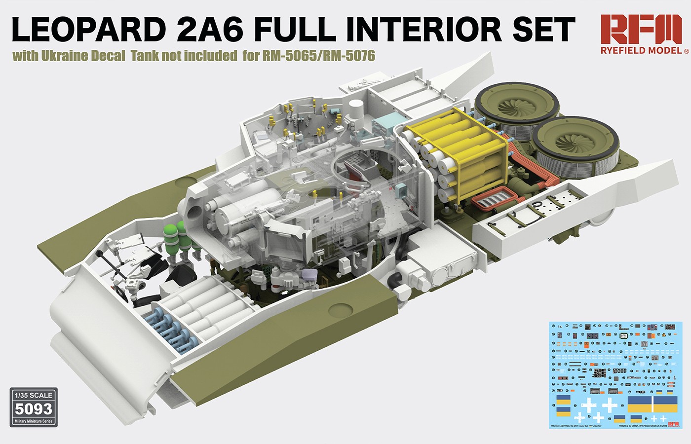 RM-5093 LEOPARD 2A6 FULL INTERIOR SET