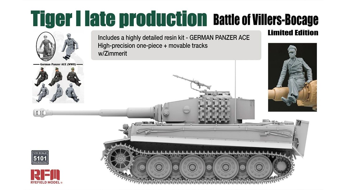 RM-5101 Tiger 1 late Production Battle of Villers-Bocage